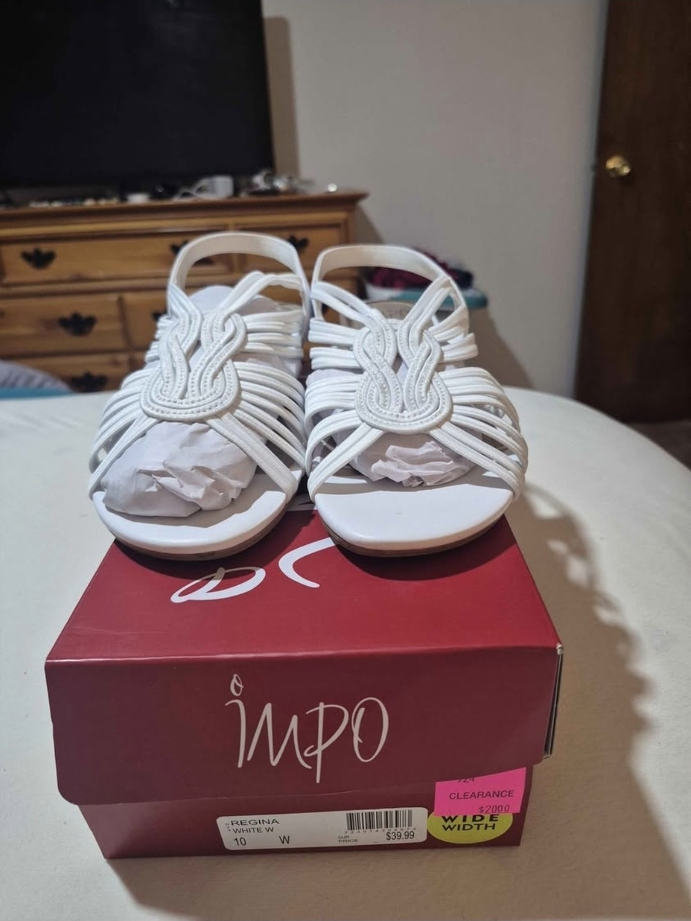 IMPO White Women's Strappy Sandals